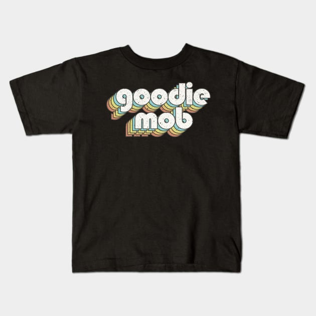 vintage color Goodie Mob Kids T-Shirt by Wizz Ventura